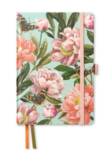 Тефтер A5 - Божури и пеперуди